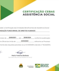 CEBAS – Certification of Social Assistance Benevolent Entities