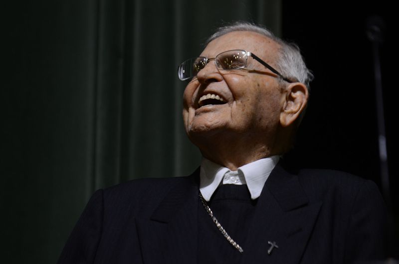 São Paulo - Lideranças na defesa dos direitos humanos homenageam os 95 anos de Dom Paulo Evaristo Arns em evento na Pontifícia Universidade Católica (PUC) (Rovena Rosa/Agência Brasil)