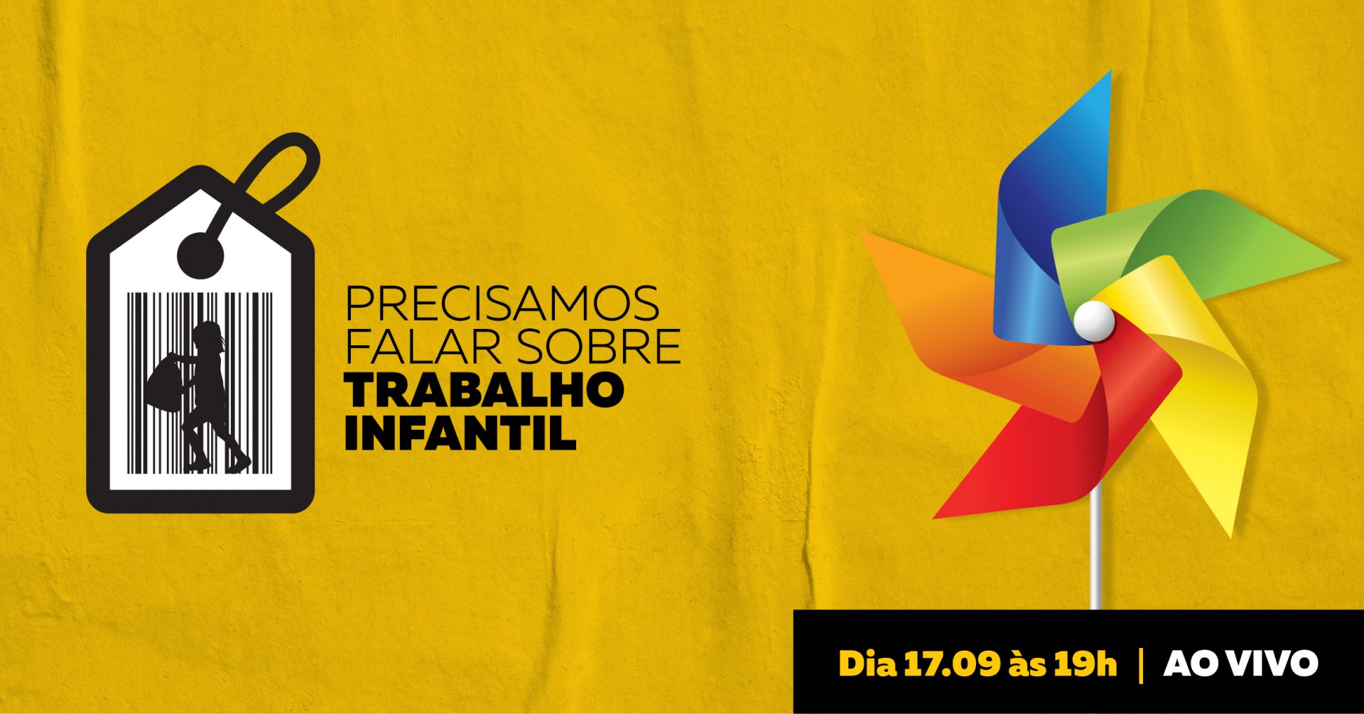 Fundo Brasil promove debate online sobre trabalho infantil