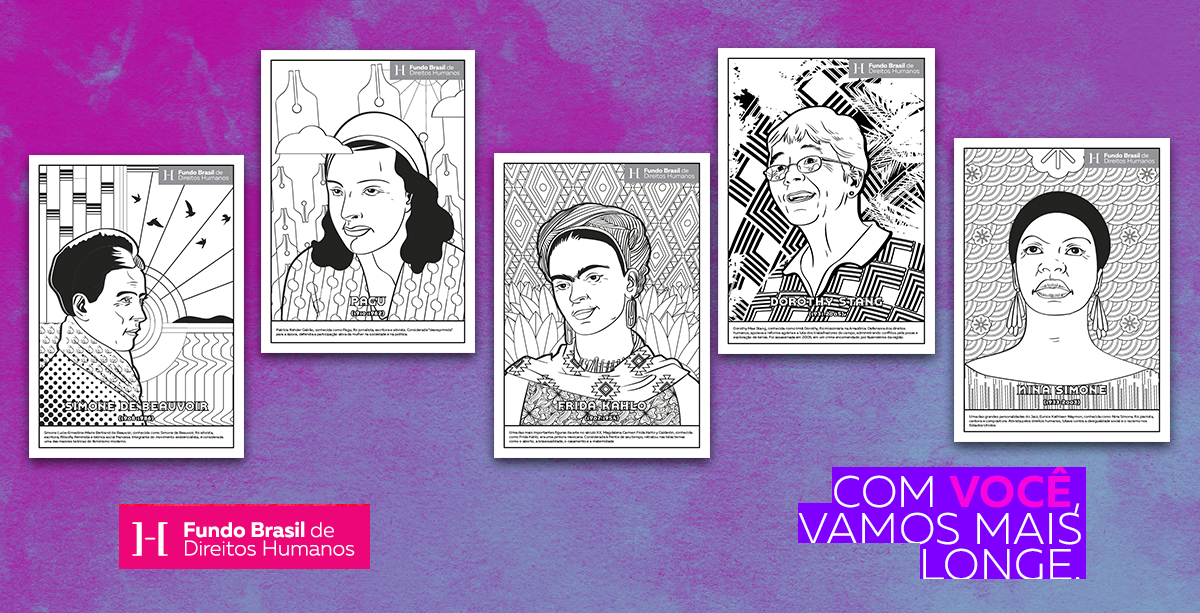 Saiba como ganhar ilustrações de mulheres revolucionárias para colorir