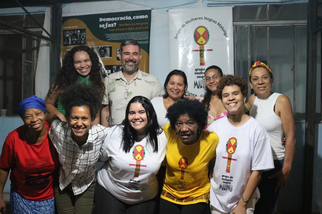 Grupo de Mulheres Negras Malungas é apoiado pelo edital Mobilização em Defesa dos Espaços Cívicos e da Democracia. Foto: Airan Albino/Acervo Fundo Brasil